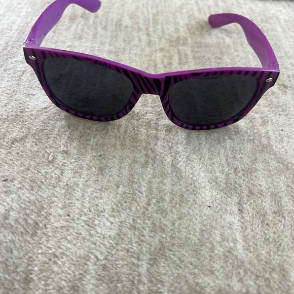 Source Unknown Accessories - Wayfarer Sunglasses Purple Zebra Style Sunglasses Tinted Lens New